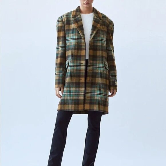Sunday Best Jackets & Blazers - Aritzia Sunday Best Kennedy Wool Plead Coat